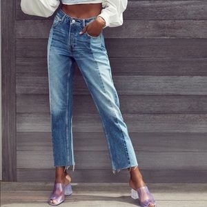 BDG high rise spliced jeans!